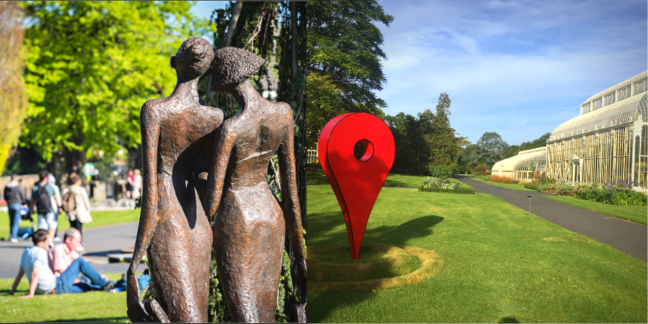 National Botanic Gardens Sculpture in Context Pinned by Peter Slyman and Glasshouse